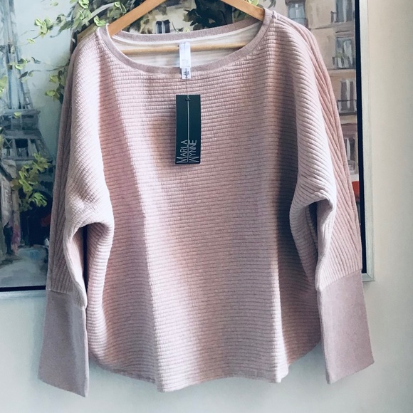 Marla Wynne Cozy Chic Sweatshirt Top - Picture 1 of 5